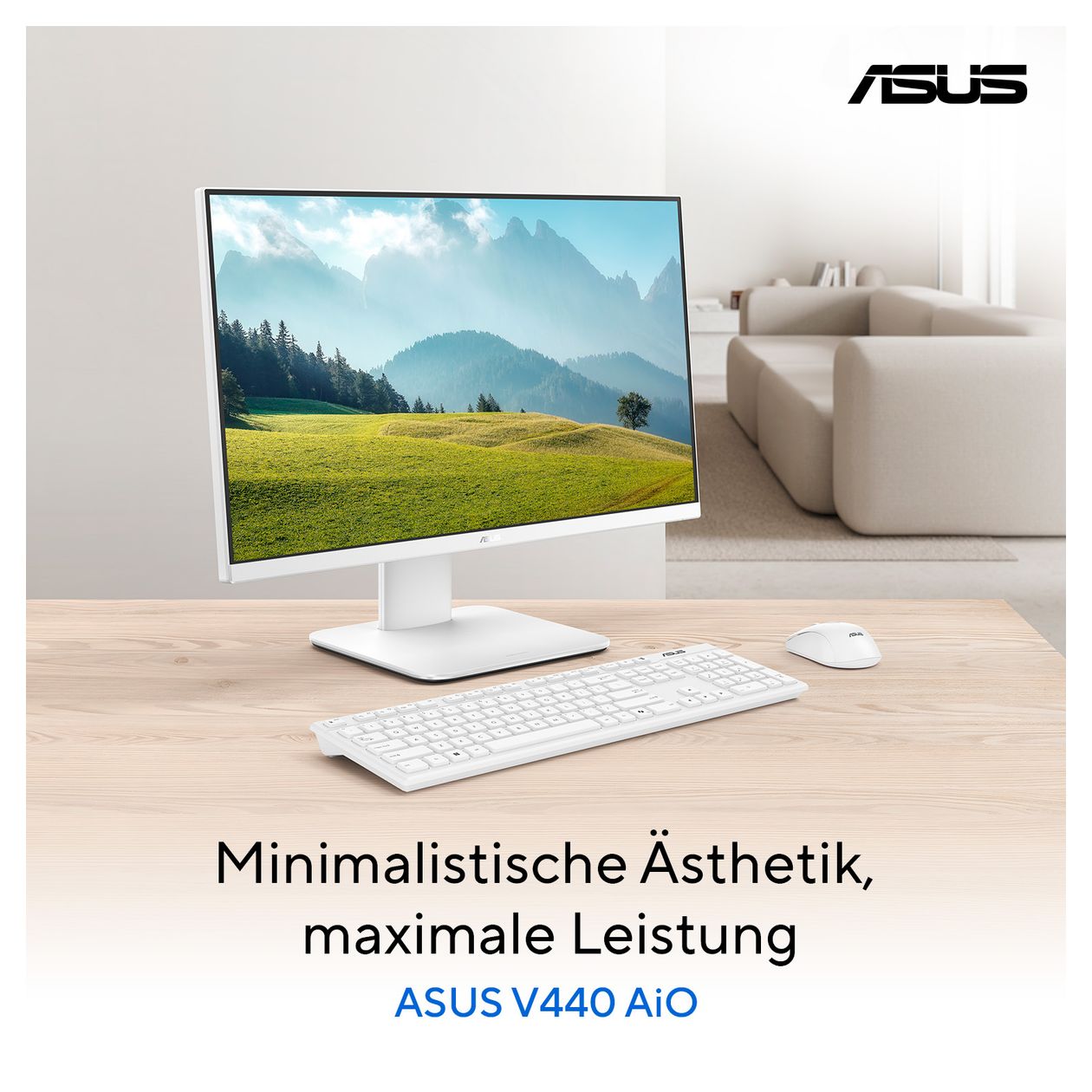 V400 AIO V440VAK-WPC331W All-in-One-PC 60,5 cm (23.8 Zoll) Intel Core 3 8 GB Ram 512 GB SSD Windows 11 Home intern 
