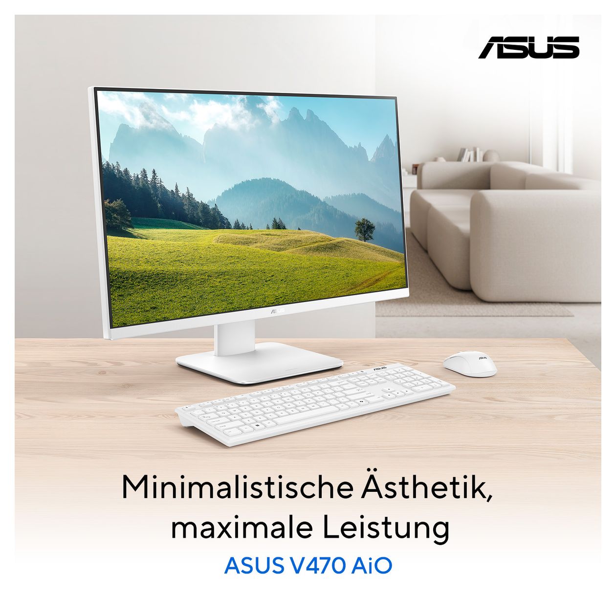 V400 AIO V470VAK-WPE262W All-in-One-PC 68,6 cm (27 Zoll) Intel Core 7 16 GB Ram 1 TB SSD Windows 11 Home intern 