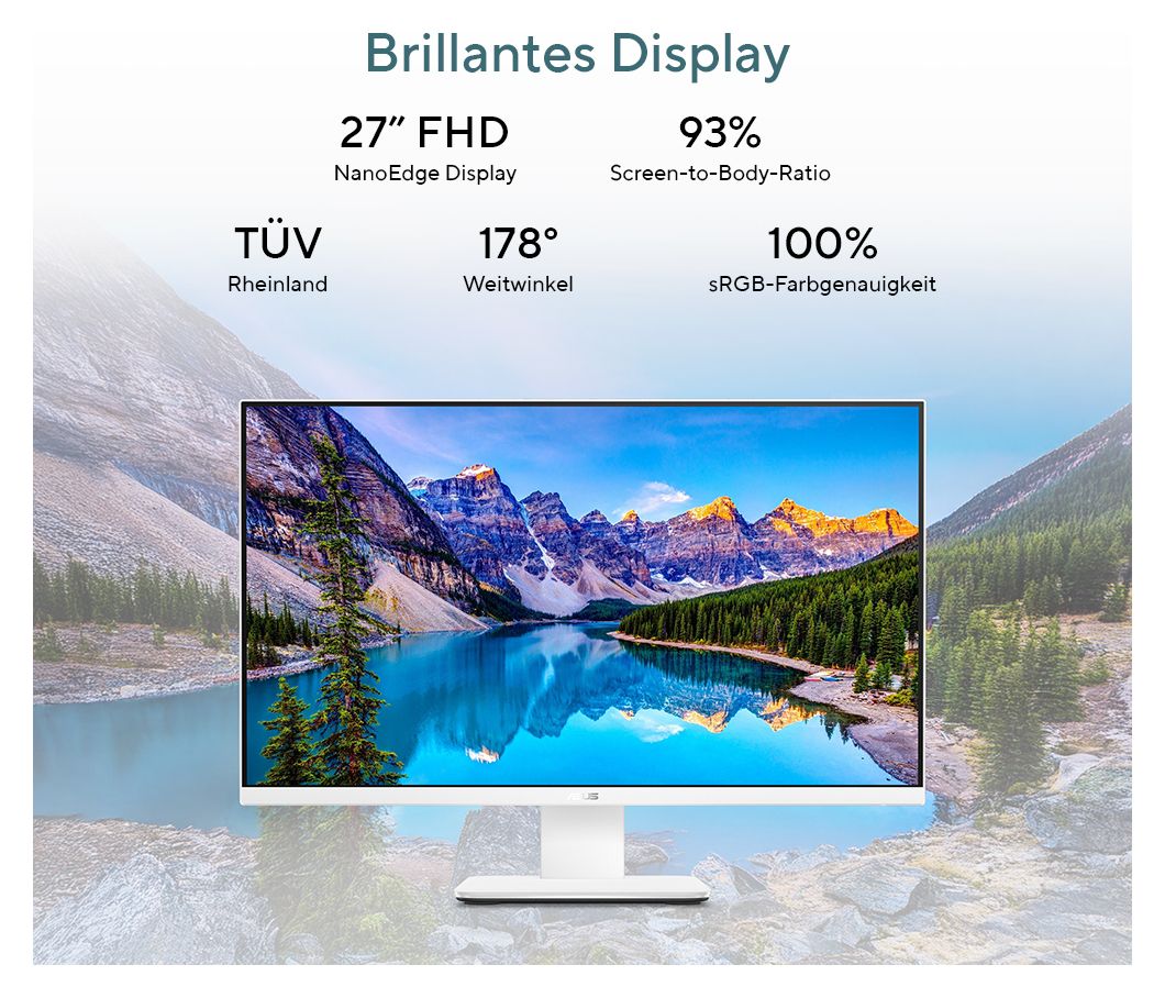 V600 AIO VM670KA-BPE013W All-in-One-PC 68,6 cm (27 Zoll) 2,0 GHz AMD Ryzen 7 16 GB Ram 1 TB SSD Windows 11 Home intern 