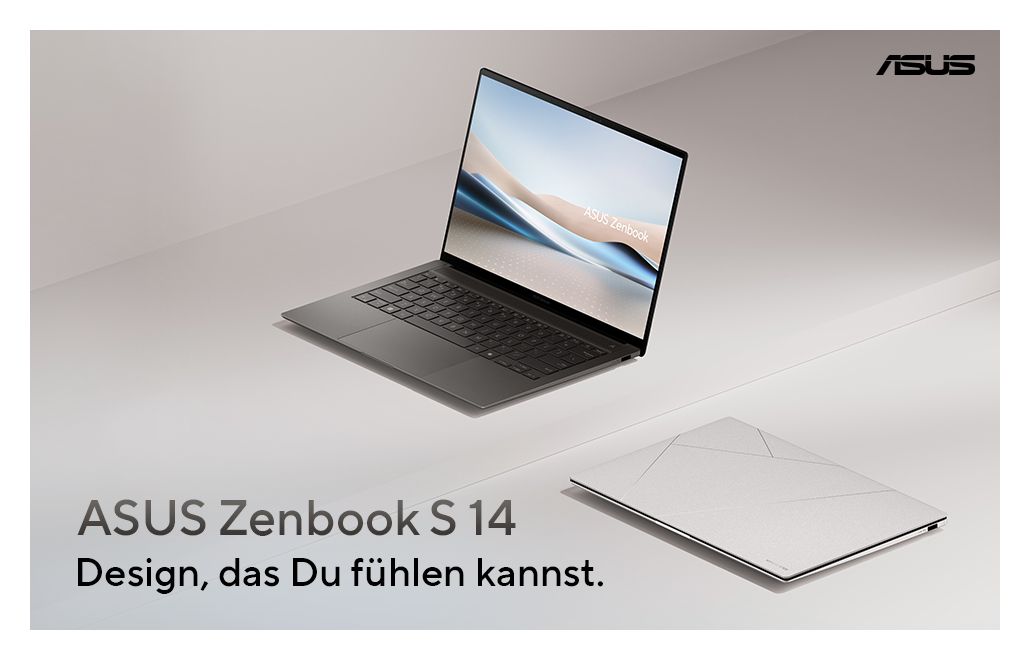 Zenbook S14 UX5406SA-PV530W Copilot+ 2K Ultra HD Notebook 35,6 cm (14 Zoll) 2880 x 1800 Pixel 1 TB SSD Windows 11 Home Intel Core Ultra 7 max. 4,8 GHz  (Grau) 