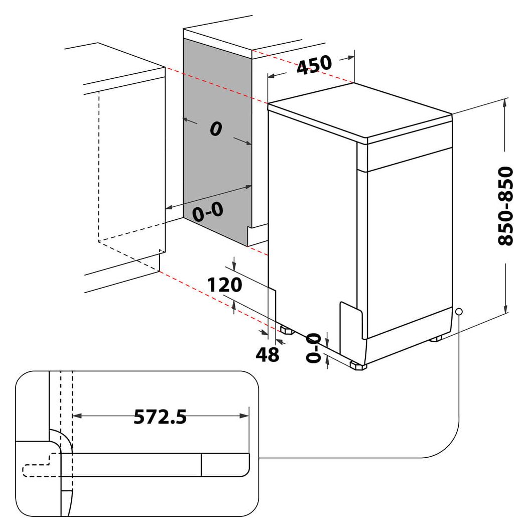 BK6FC11BS7A0X 45 cm Geschirrspüler freistehend Sehr leise 11 Maßgedecke ActiveDry 