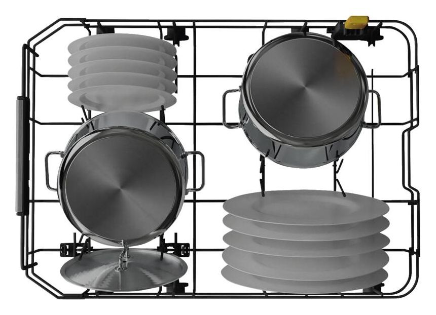 BKRIAS 60 cm Geschirrspüler vollintegriert (ohne Front) Sehr leise 10 Maßgedecke ActiveDry 
