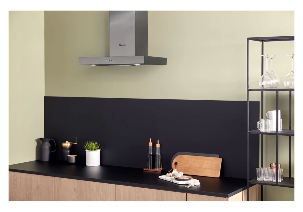 DBHBS64 LMX Abluft/Umluft Dunstabzugshaube/Esse Wand 60 cm (Edelstahl) 