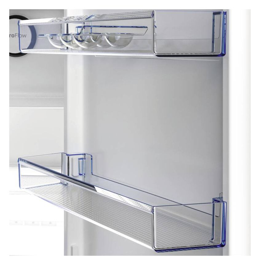 B5RCNA406DHXB1 249 l / 106 l Kühl-Gefrierkombi freistehend NoFrost 170 kWh Jahr  (Edelstahl) 