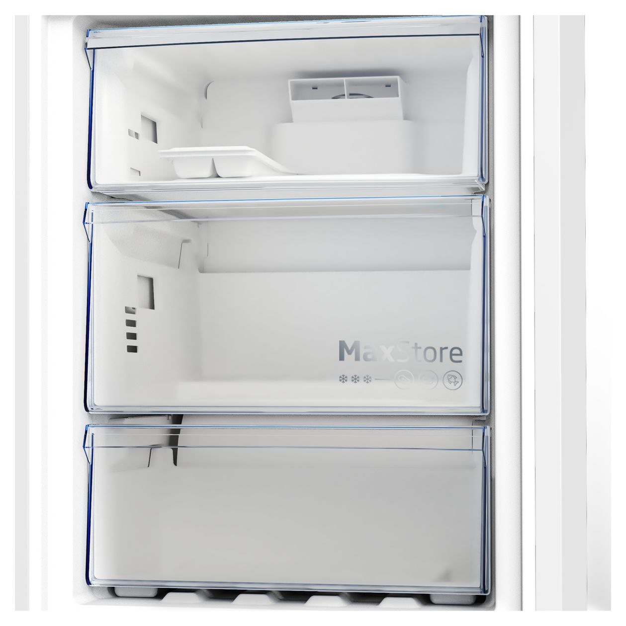 B5RCNA406OHG 249 l / 106 l Kühl-Gefrierkombi freistehend NoFrost 170 kWh Jahr  (Grau) 