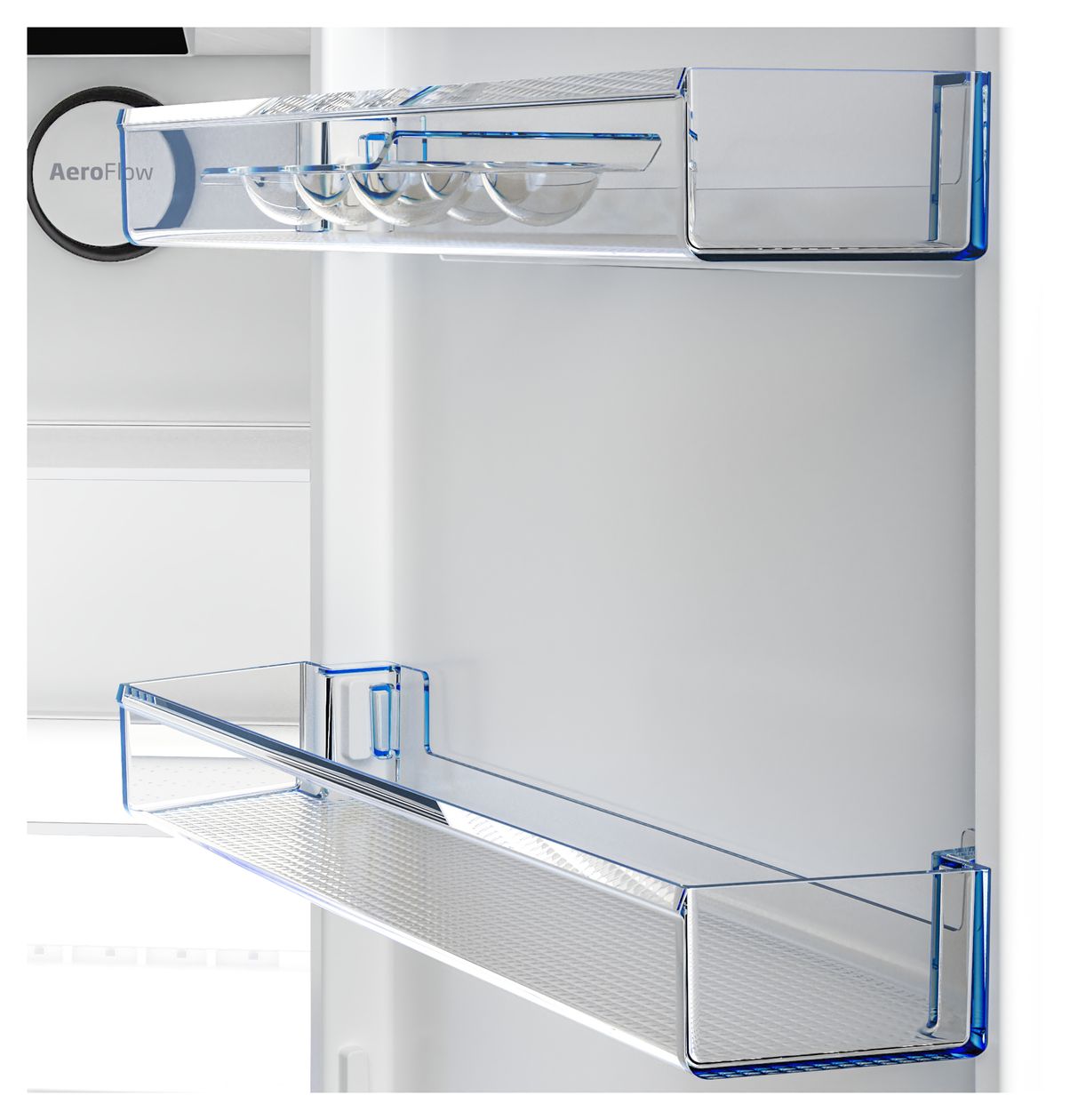 B7RCNE367HXB 210 l / 106 l Kühl-Gefrierkombi freistehend NoFrost 136 kWh Jahr  (Edelstahl) 