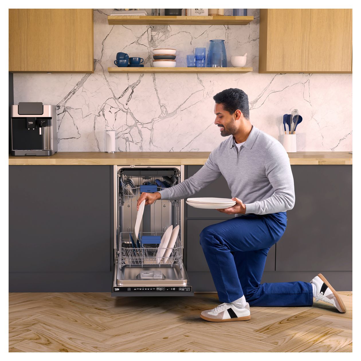 BDIS38040Q 45 cm Geschirrspüler vollintegriert (ohne Front) Leise 10 Maßgedecke Restwärme 