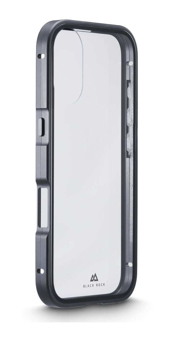 360° Glass Cover für Apple iPhone 17 (Schwarz, Transparent) 