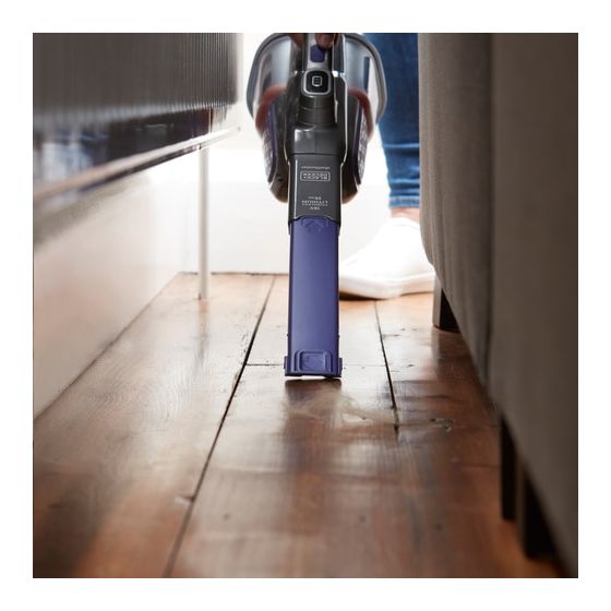 BHHV520BFP Dustbuster Handstaubsauger Beutellos bis 20 min Laufzeit 18 V  (Schwarz, Violett) 