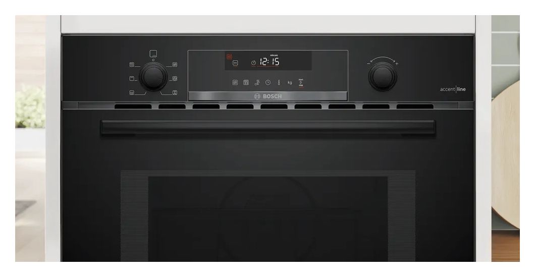 Serie 6 CMA485GB2 Einbau-Mikrowelle 900 W Dampfgaren Grill (Schwarz) 