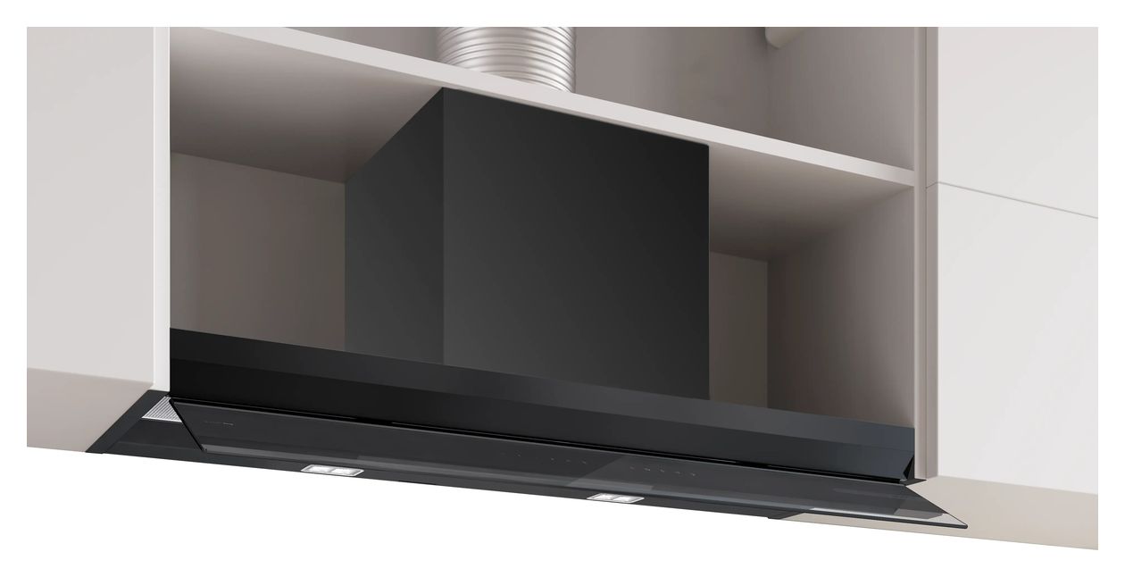 Serie 8 DBB99ET65 Dunstabzugshaube Einbau 90 cm Abluft/Umluft (Schwarz) 
