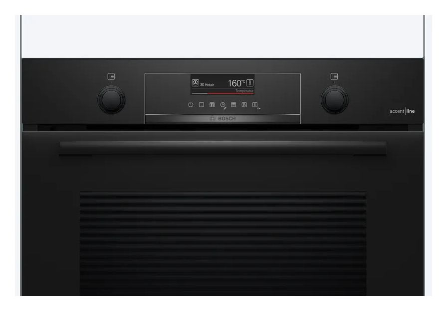 Serie 6 HBG4790B3 Einbaubackofen groß Dampfgaren AutoClean (Schwarz) 