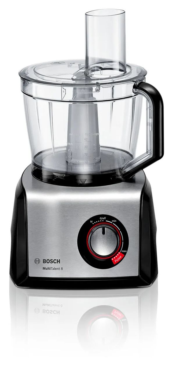 MC812M865 MultiTalent 8 1250 W Küchenmaschine 3,9 l  (Schwarz, Edelstahl) 