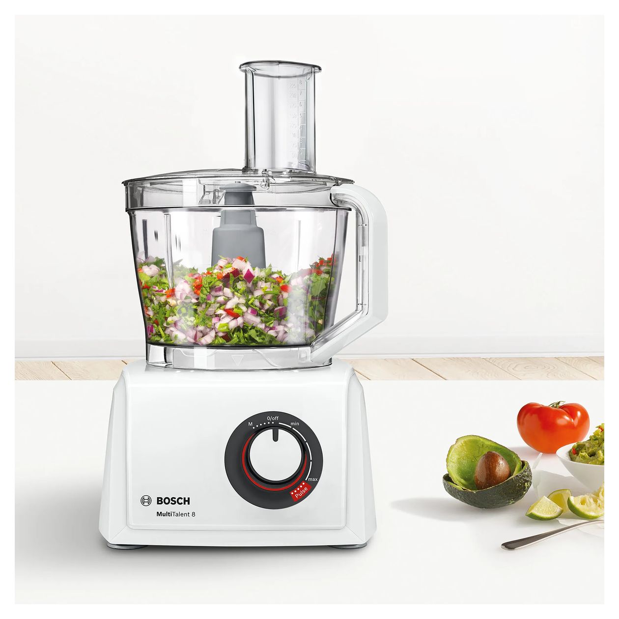 MC812W501 MultiTalent 8 1000 W Küchenmaschine 3,9 l mit Waage  (Weiß) 