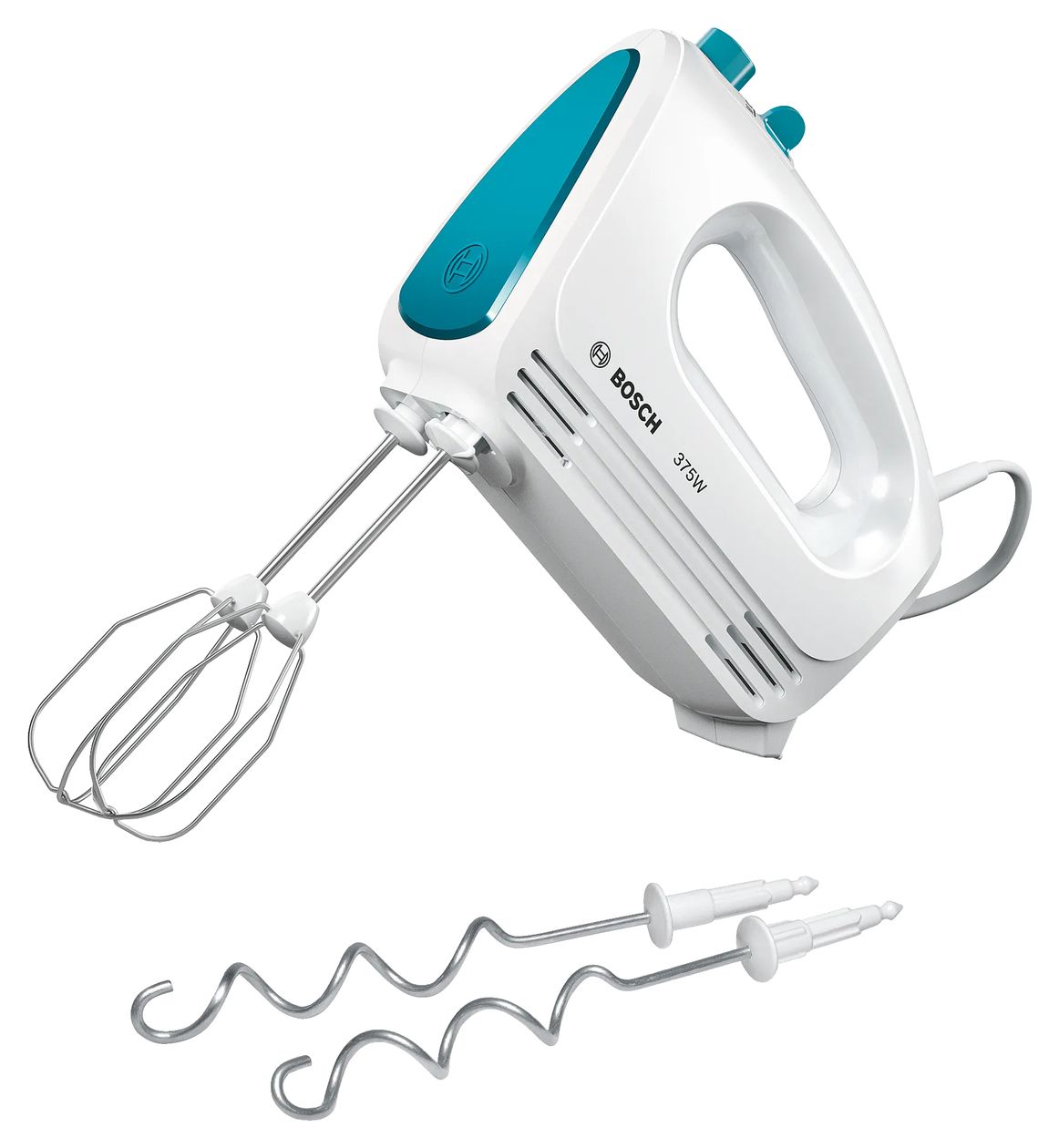 MFQ2210D CleverMixx Fun Handmixer 375 W 4 Stufen  (Blau, Weiß) 