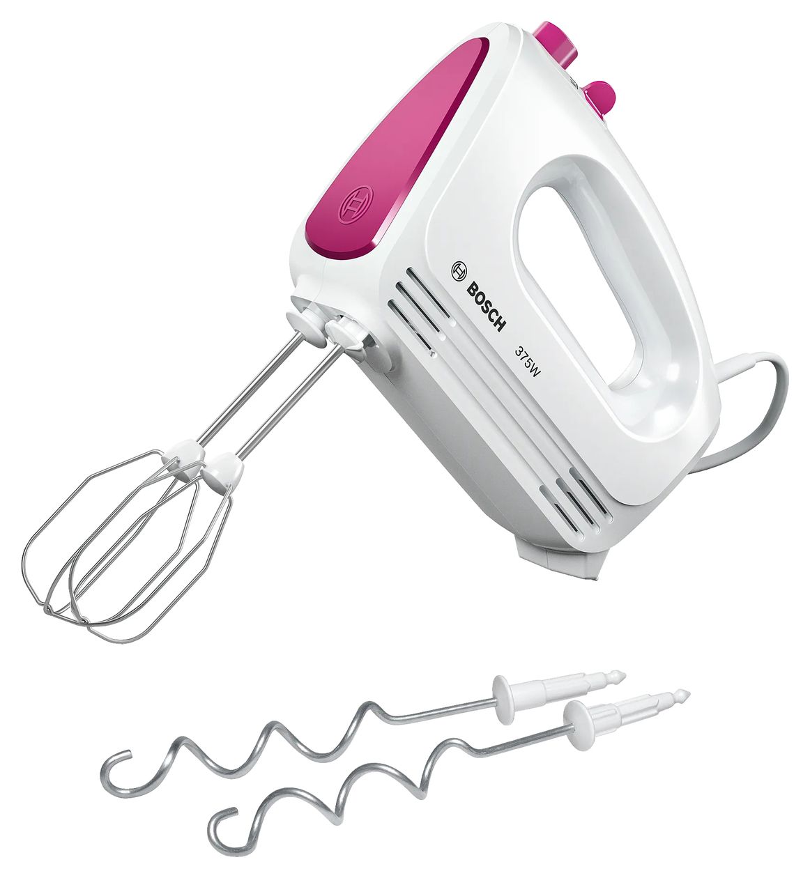 MFQ2210P CleverMixx Fun Handmixer 375 W 4 Stufen  (Pink, Weiß) 