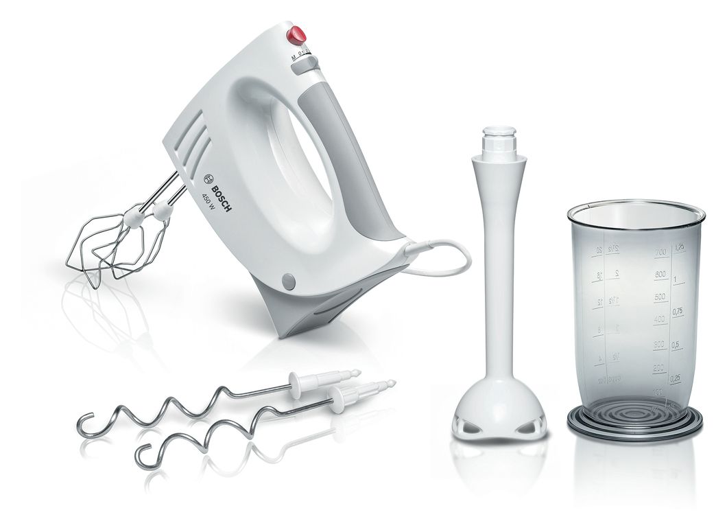 MFQ3540 Handmixer 450 W 5 Stufen  (Grau, Weiß) 