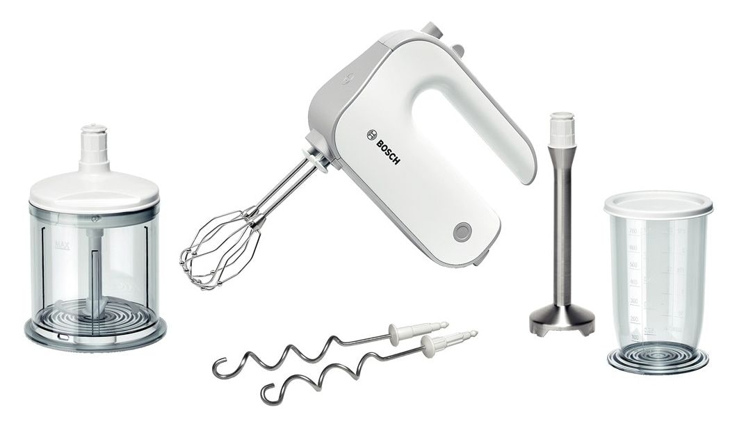 MFQ4080 Styline Handmixer 500 W 5 Stufen  (Silber, Weiß) 