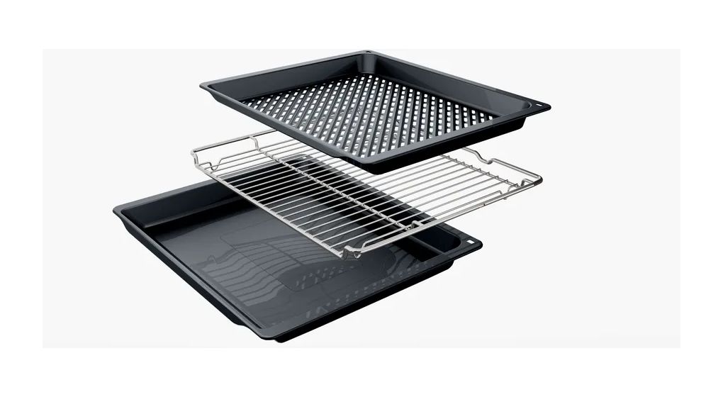 MKHSTEELP (HEG578BS4 + HEZ638000 + NIF64RCB5E) Herdset groß AutoClean mit 60 cm Glaskeramik Kochfeld 