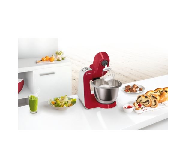 MUM58720 1000 W Küchenmaschine 3,9 l (Grau, Rot, Edelstahl) 