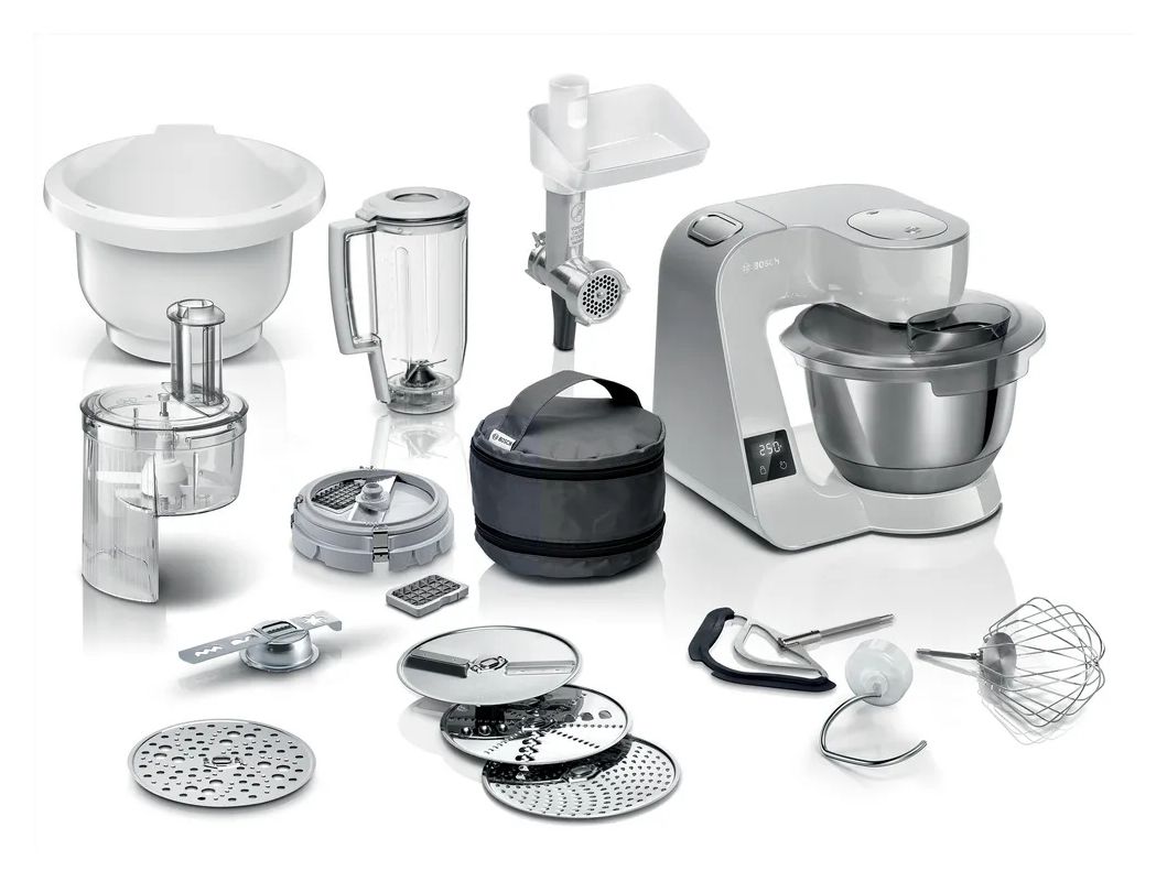 MUM5XL72 1000 W Küchenmaschine 3,9 l mit Waage  (Grau, Silber) 