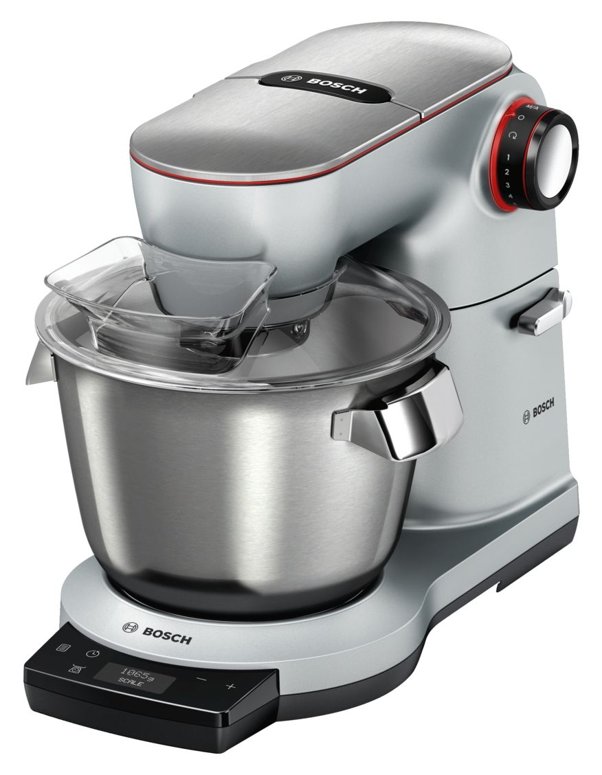 MUM9DX5S31 OptiMUM Küchenmaschine 5,5 l Standmixer 7 Stufen 1600 W  (Aluminium/Schwarz) 