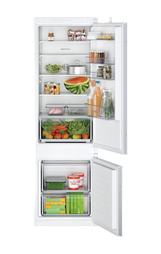 Serie 2 KIV87NSE0 200 l / 70 l 177,5 cm Einbau Kühl-/Gefrierkombination 216 kWh NoFrost 