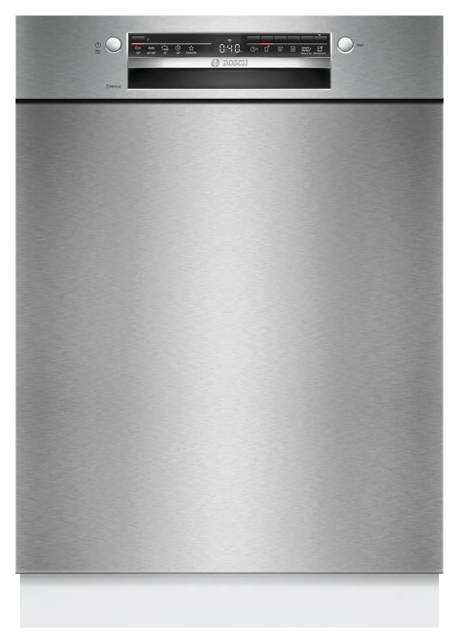 Serie 2 SMU2HTS08E 60 cm Geschirrspüler Freistehend Leise 13 Maßgedecke aquaStop Funktion Wärmetauscher 