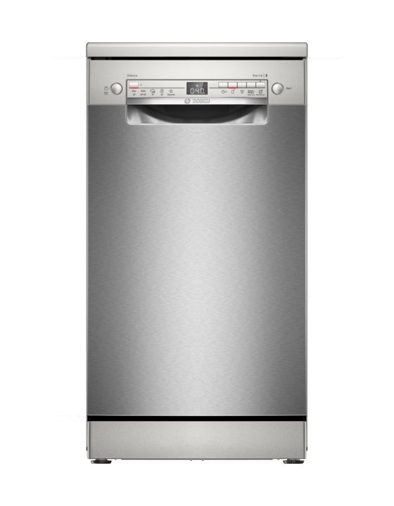 Serie 2 SPS2HKI42E 45 cm Geschirrspüler freistehend Leise 10 Maßgedecke aquaStop Funktion 