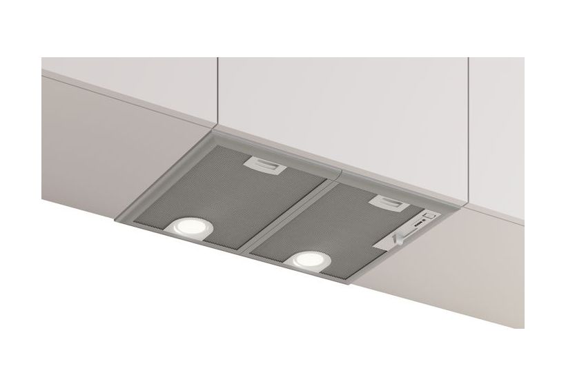 Serie 4 DHL555BM Abluft/Umluft Dunstabzugshaube/Esse Einbau 50 cm (Metallisch, Silber) 