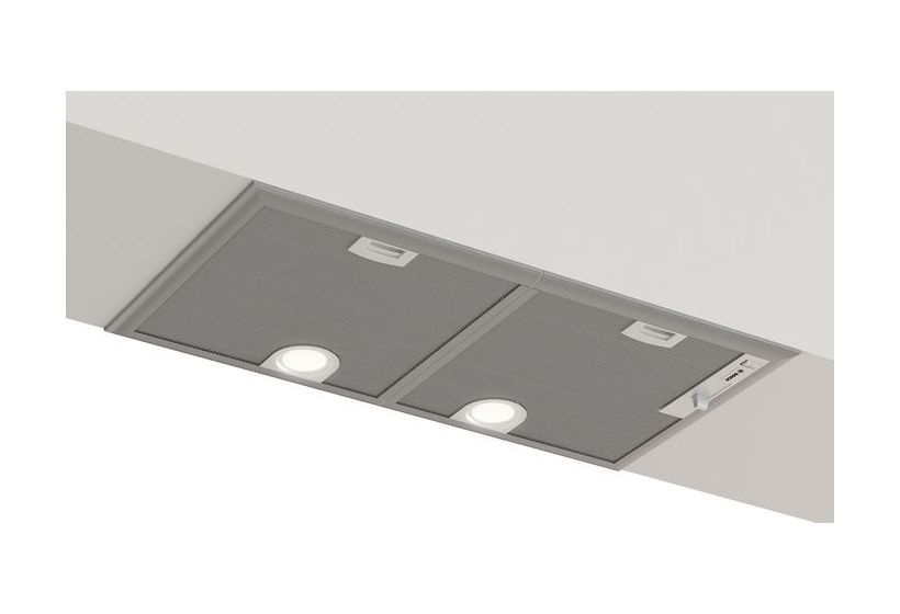 Serie 4 DHL755BM Lüfterbaustein Abluft/Umluft Dunstabzugshaube/Esse Einbau 70 cm (Metallisch, Silber) 