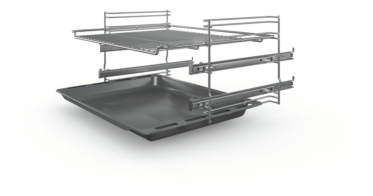 Serie 4 HKR39C220 Freistehender Herd Elektro normal Variabler Doppelgrill 7 Beheizungsarten AutoClean mit Glaskeramik Kochfeld 