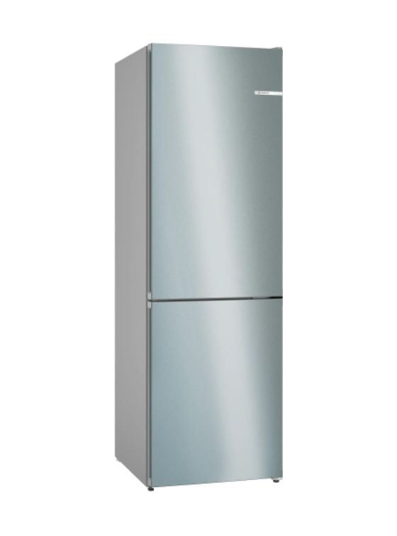 Serie 4 KGN36EICF 218 l / 103 l Kühl-Gefrierkombi freistehend NoFrost 159 kWh Jahr  (Grau) 
