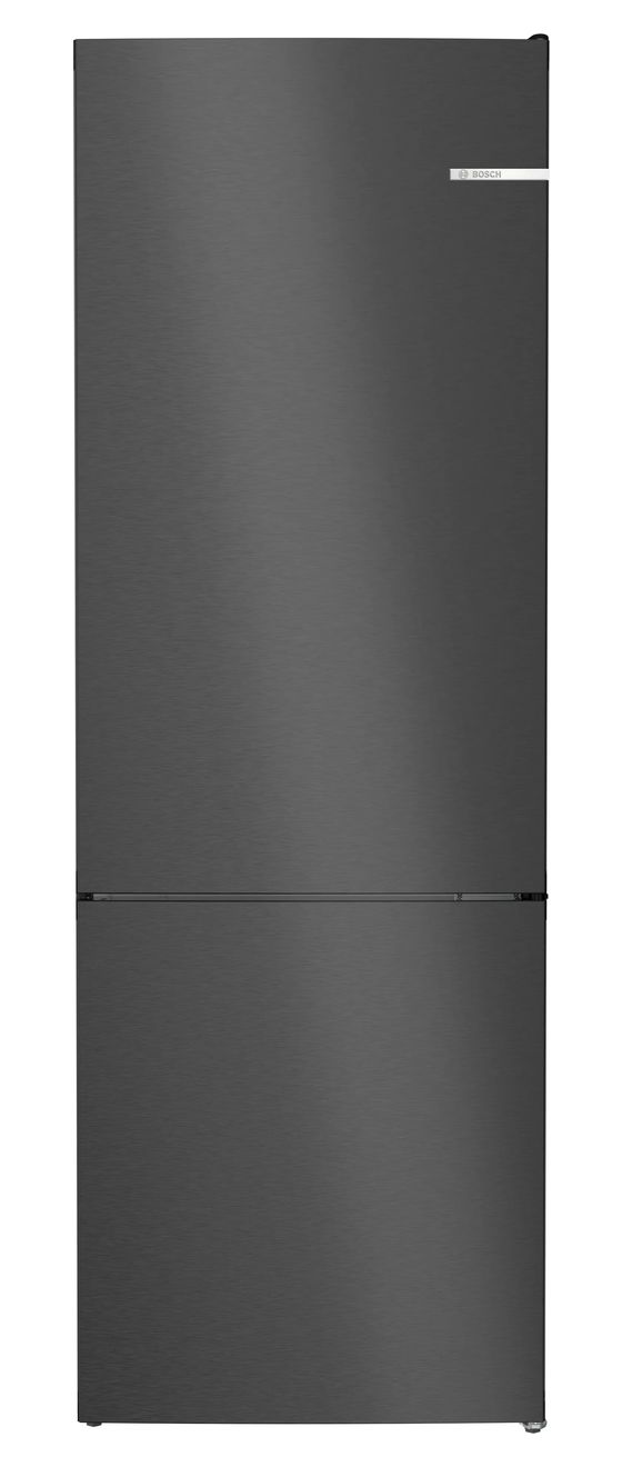 Serie 4 KGN492XCF 311 l / 129 l Kühl-Gefrierkombi freistehend NoFrost 178 kWh Jahr  (Schwarz, Edelstahl) 