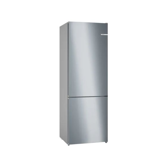 Serie 4 KGN49EICF 311 l / 129 l Kühl-Gefrierkombi freistehend NoFrost 178 kWh Jahr  (Edelstahl) 