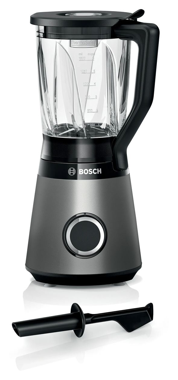 Serie 4 MMB6172SN VitaPower 1,5 l Standmixer 2 Geschwindigkeiten 1200 W  (Schwarz, Edelstahl) 