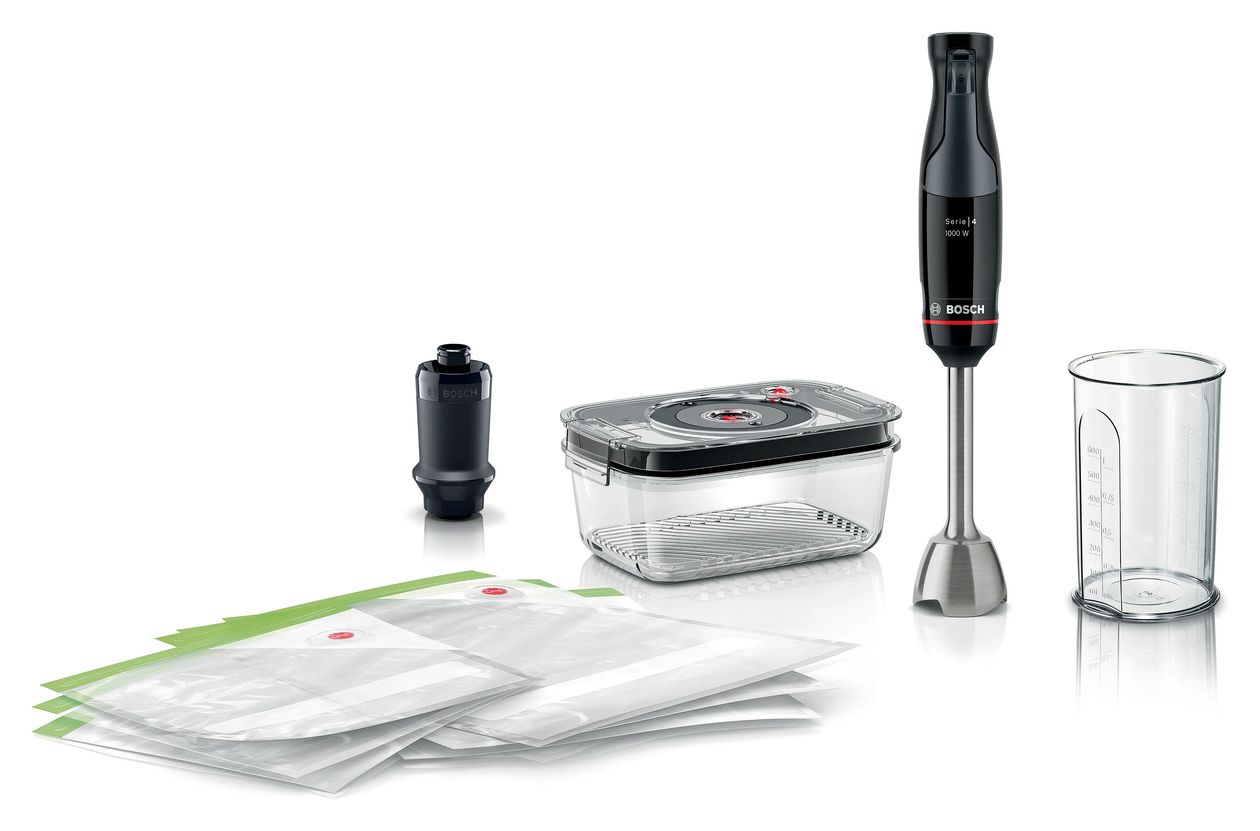 Serie 4 MSM4B6V2 ErgoMaster Stabmixer 1000 W  (Schwarz) 