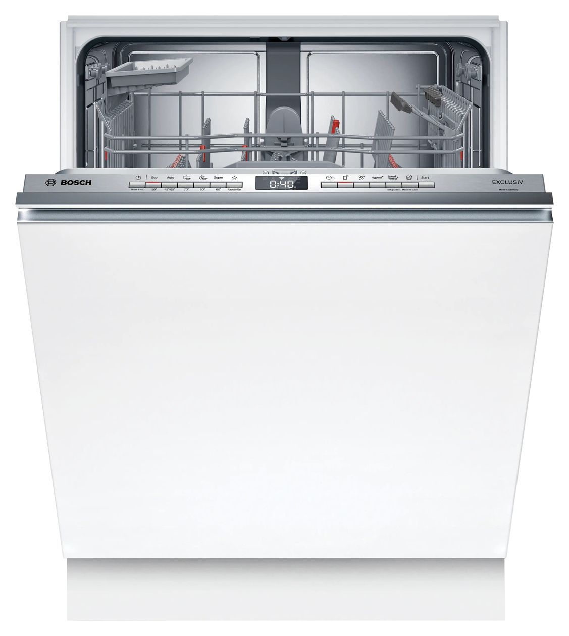 Serie 4 SBV4EBX0ME 60 cm Geschirrspüler vollintegriert (ohne Front) Sehr leise 13 Maßgedecke aquaStop Funktion Wärmetauscher/EfficientDry 