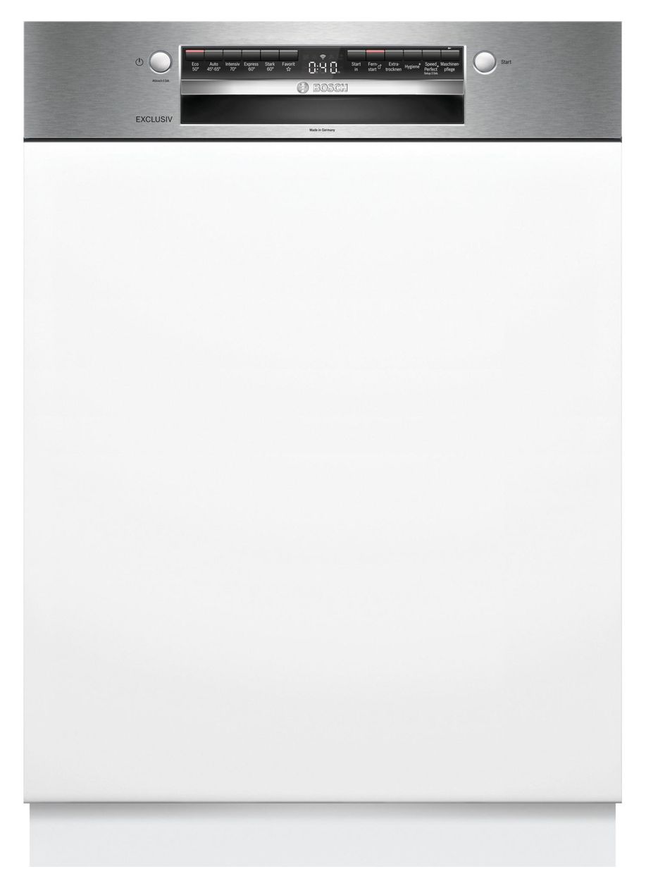 Serie 4 SMI4EBS04D 60 cm Geschirrspüler teilintegriert (ohne Front) Sehr leise 13 Maßgedecke aquaStop Funktion Wärmetauscher 