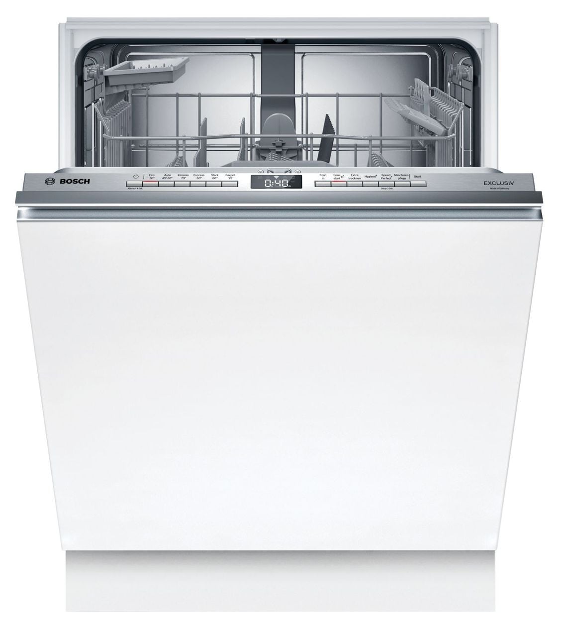 Serie 4 SMV4EBX03D 60 cm Geschirrspüler vollintegriert (ohne Front) Sehr leise 13 Maßgedecke aquaStop Funktion Wärmetauscher 