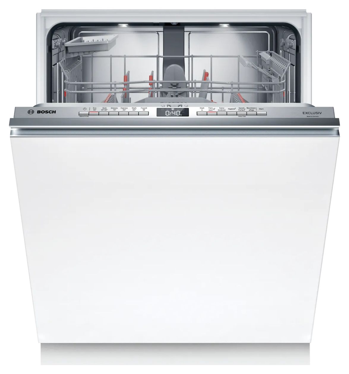 Serie 4 SMV4EBX04D 60 cm Geschirrspüler vollintegriert (ohne Front) Sehr leise 13 Maßgedecke aquaStop Funktion Wärmetauscher 