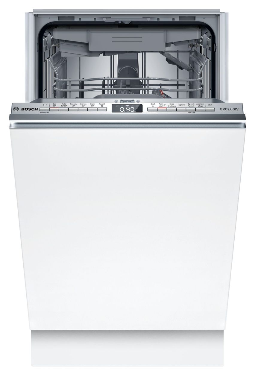 Serie 4 SPD4EMX02D 45 cm Geschirrspüler vollintegriert (ohne Front) Leise 10 Maßgedecke Wärmetauscher 