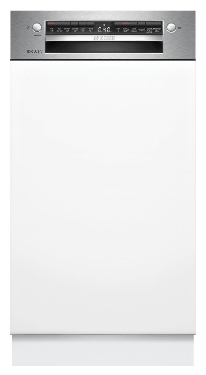 Serie 4 SPI4EMS02D 45 cm Geschirrspüler teilintegriert (ohne Front) Leise 10 Maßgedecke aquaStop Funktion Wärmetauscher 
