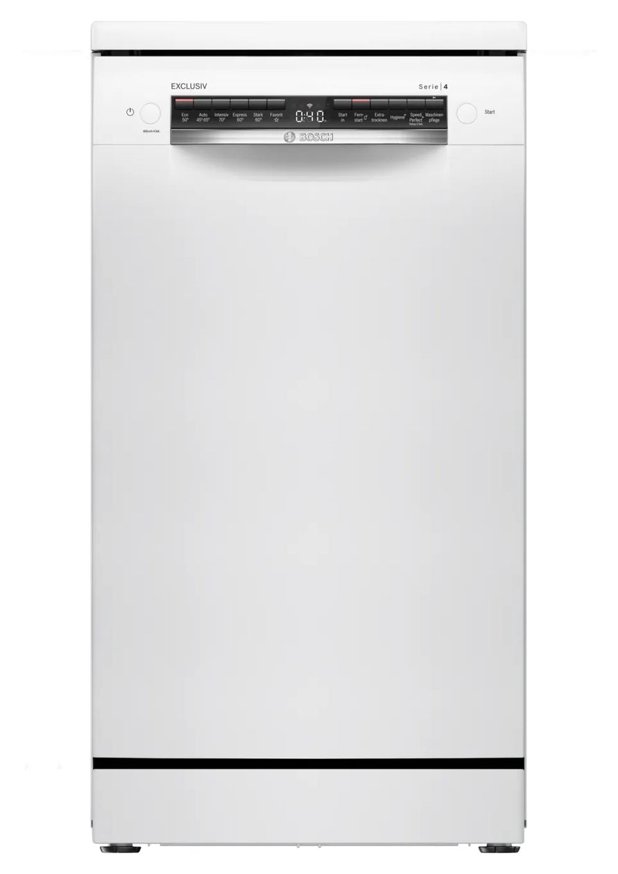 Serie 4 SPS4EMW02D 45 cm Geschirrspüler freistehend Leise 10 Maßgedecke aquaStop Funktion 