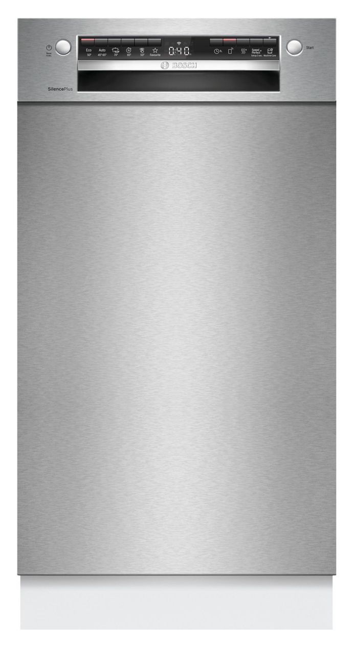 Serie 4 SPU4HMS10E 45 cm Geschirrspüler unterbaufähig Leise 10 Maßgedecke aquaStop Funktion Wärmetauscher 