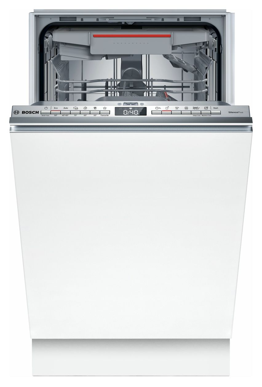 Serie 4 SPV4HMX49E 45 cm Geschirrspüler vollintegriert (ohne Front) Leise 10 Maßgedecke aquaStop Funktion Wärmetauscher 