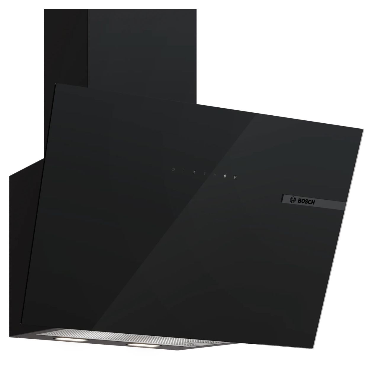 Serie 6 DWK67PN61 Abluft/Umluft Dunstabzugshaube/Esse Wand 60 cm (Schwarz) 