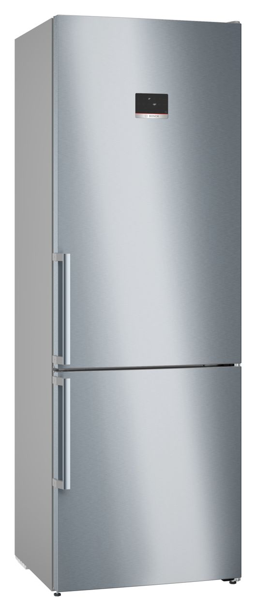 Serie 6 KGN49AIBT 311 l / 129 l Kühl-Gefrierkombi freistehend NoFrost 142 kWh Jahr  (Edelstahl) 