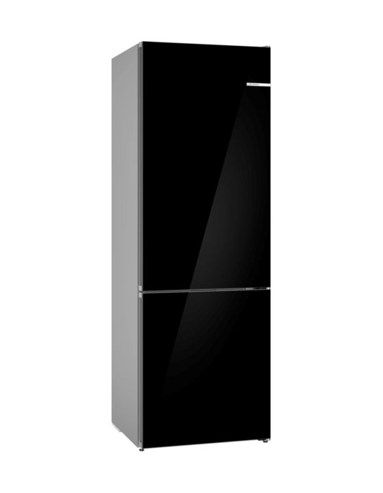 Serie 6 KGN49LBCF 311 l / 129 l Kühl-Gefrierkombi freistehend NoFrost 178 kWh Jahr  (Schwarz) 