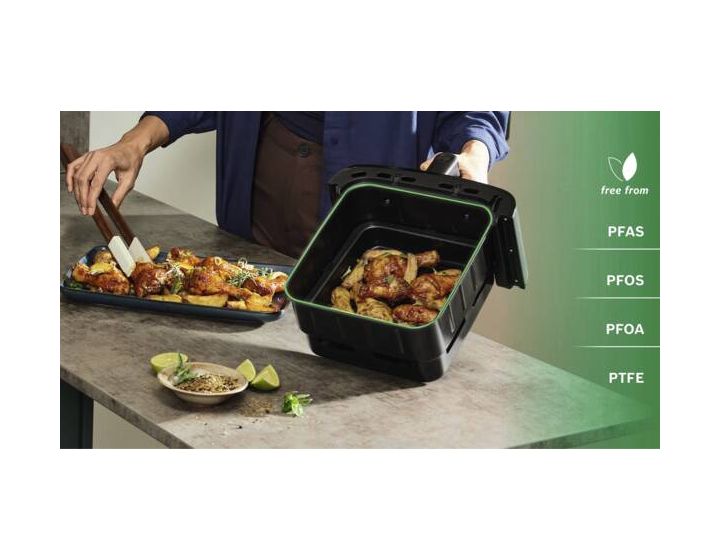 Serie 6 MAFD661B7 Doppel Heißluftfritteuse 12 l 2800 W  (Schwarz) 